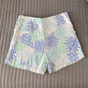 Sail To Sable Floral Linen Shorts NWT Size Medium